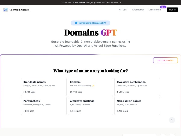 DomainsGPT AI Review