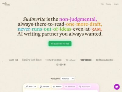 Sudowrite Ai Review