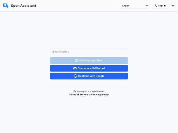 Open Assistant Chat Ai Review