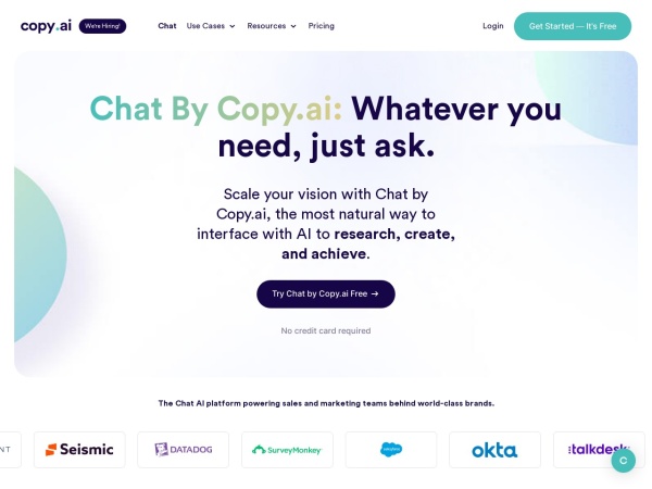 Chat By Copy.ai Ai Review